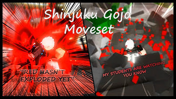 (Jujutsu Shenanigans) SHINJUKU GOJO CUSTOM MOVESET SHOWCASE