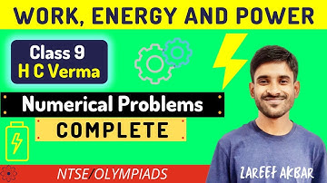 Class 9 HC Verma | Work, Energy and Power | Numerical Problems | Complete | NTSE/Olympiads