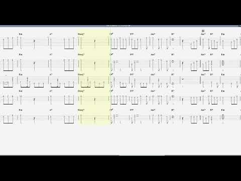 人生のメリーゴーランド（簡単ギターアンサンブルアレンジ タブ譜+五線譜） - 久石譲