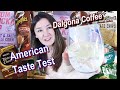 American Snacks Taste Test  and Making DALGONA Coffee