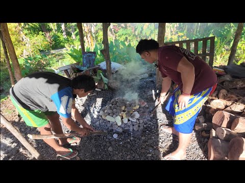 NEW MARKET IN SAMOA IS OPEN | 15yo Cousin Made a Umu!