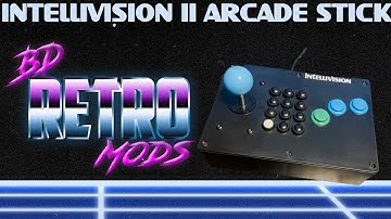 Intellivision II Custom Arcade Style Controller By BD Retro Mods - Sinistermoon