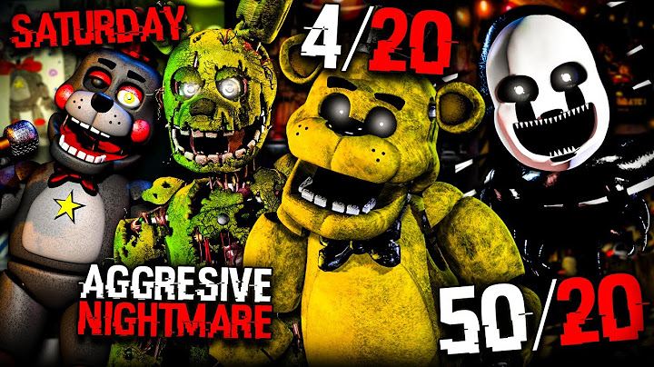 Can YOU BEAT 4 FNAF GAMES at the SAME TIME?