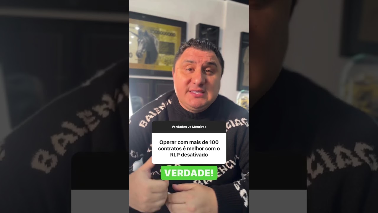 OPERAR COM MAIS DE 100 CONTRATOS É MELHOR COM O RPL DESATIVADO? | ANTUNES SCALPER