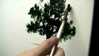paint acrylic trees painting lesson easy tree acrylics beginners paintings simple watercolor techniques canvas tutorials landscape leaves class lessons drawing