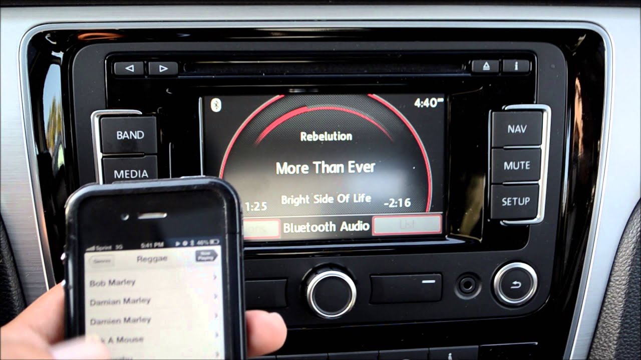 Video Tutorial - Streaming Bluetooth Audio on VW RNS315 - YouTube