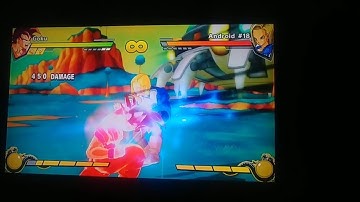Dragonball Z Burst Limit Kaioken Goku Powerful Gut Blow on Android 18 Ryona 2