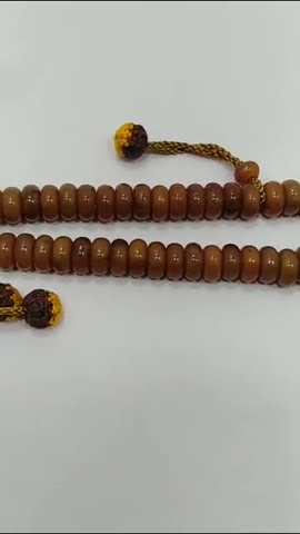 Handmade 9 mm 100 Beads Plastic Muslim Prayer Tasbeeh / Zikr Tasbih - Brown #ibbrothers.com #tasbih