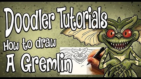 How to Draw a Gremlin | STEP BY STEP DOODLER TUTORIAL