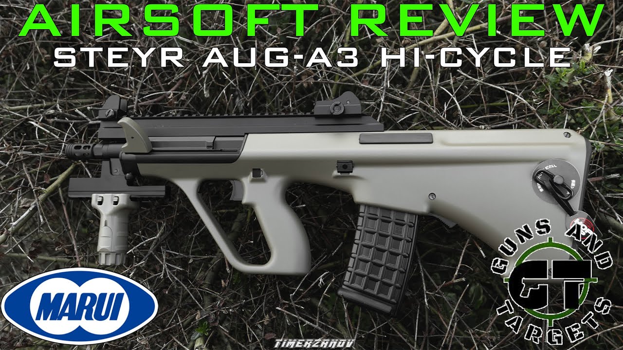 airsoft-review-76-tokyo-marui-steyr-aug-a3-high-cycle-aeg-fr-youtube