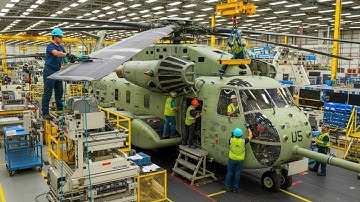 Binnen in de CH-53K King Stallion-fabriek waar de krachtigste helikopter ter wereld wordt gebouwd...