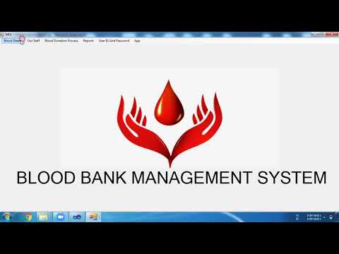 Blood Bank Management System VB Net 2010 Project with Source Code