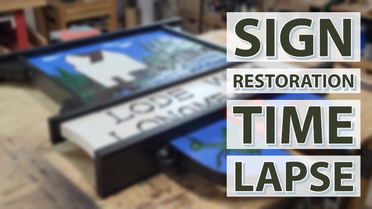 Unbelievable Sign Restoration: 70 Years Brought Back to Life - YouTube
