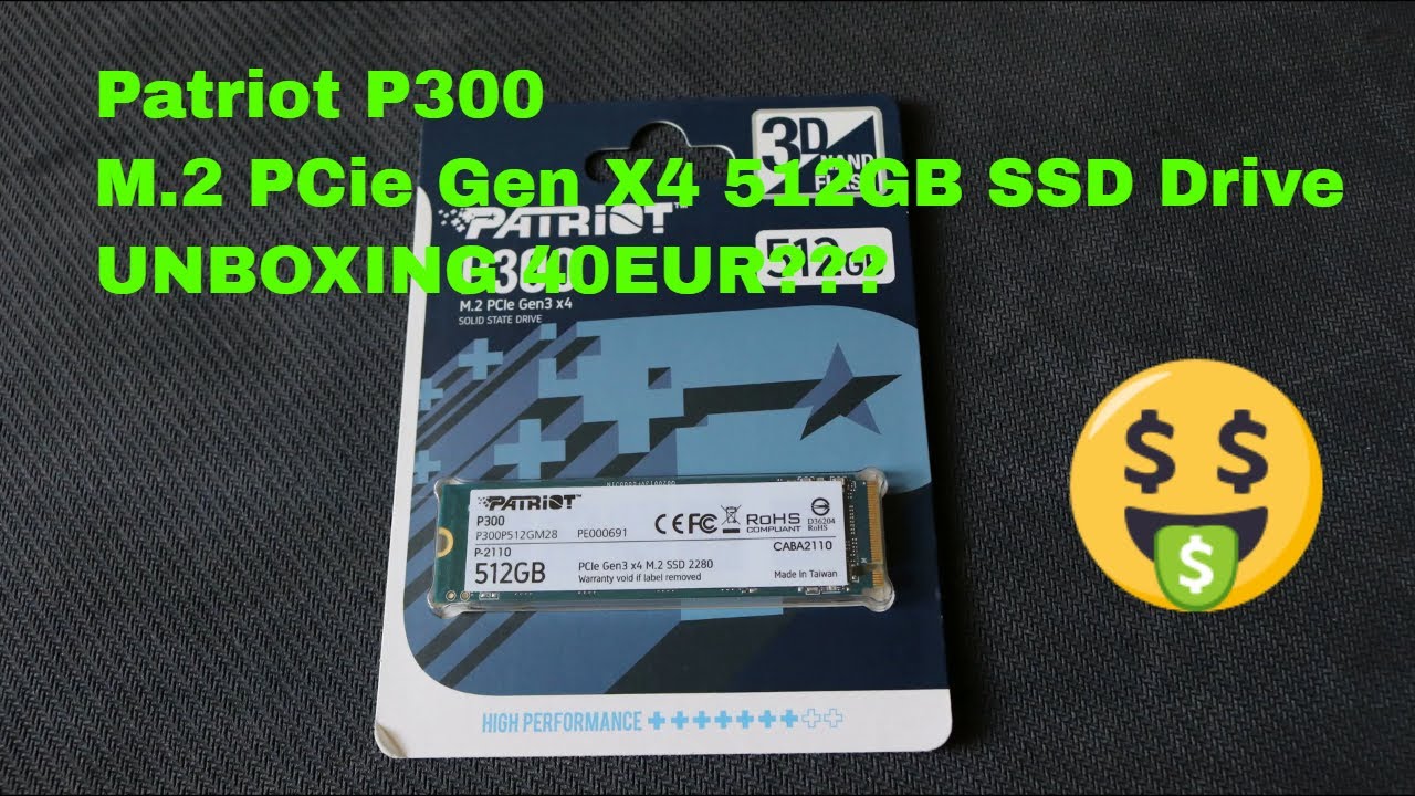 Patriot Memory P300 M.2 P300P1TBM28 1 TB - купить SSD-накопитель