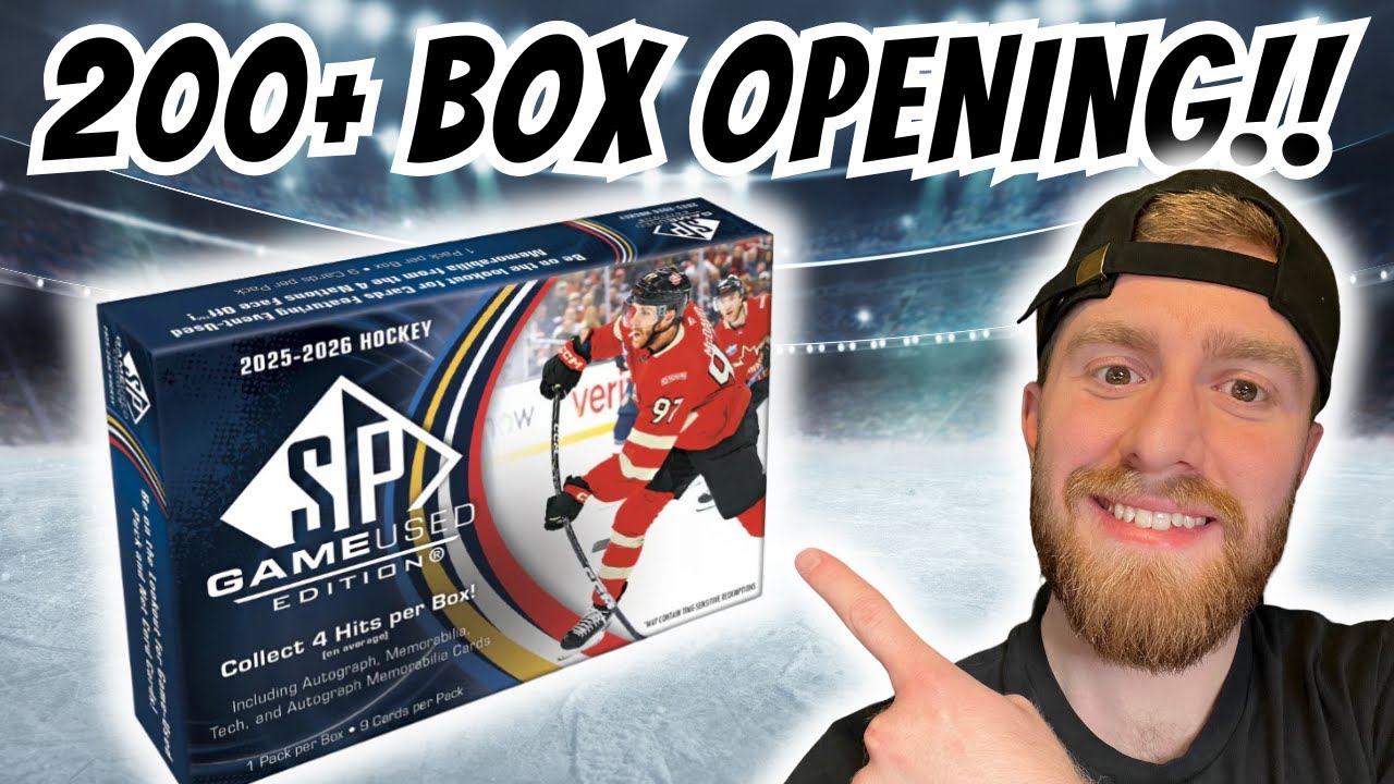 200+ BOX OPENING!!! 25-26 SP Game Used Upper Deck Release Day!!!
