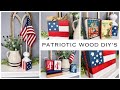 Fourth of July WOOD DIY&#39;S | Wood DIY projects | 4th of July DIY crafts