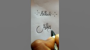 Aakriti❤❤ Name signature styil😙😙#ytshorts #shorts #viralvideo #trendingsong #shortfeed