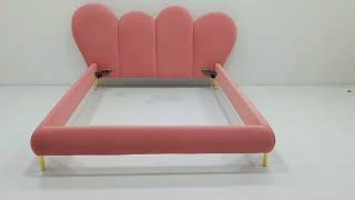 2023 new design soft bed,kids’ bed#interiordesign #bedroom #bed #furniture #indoor screenshot 5