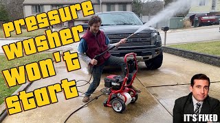 Troy Bilt Pressure Washer Won't Start | Briggs and Stratton