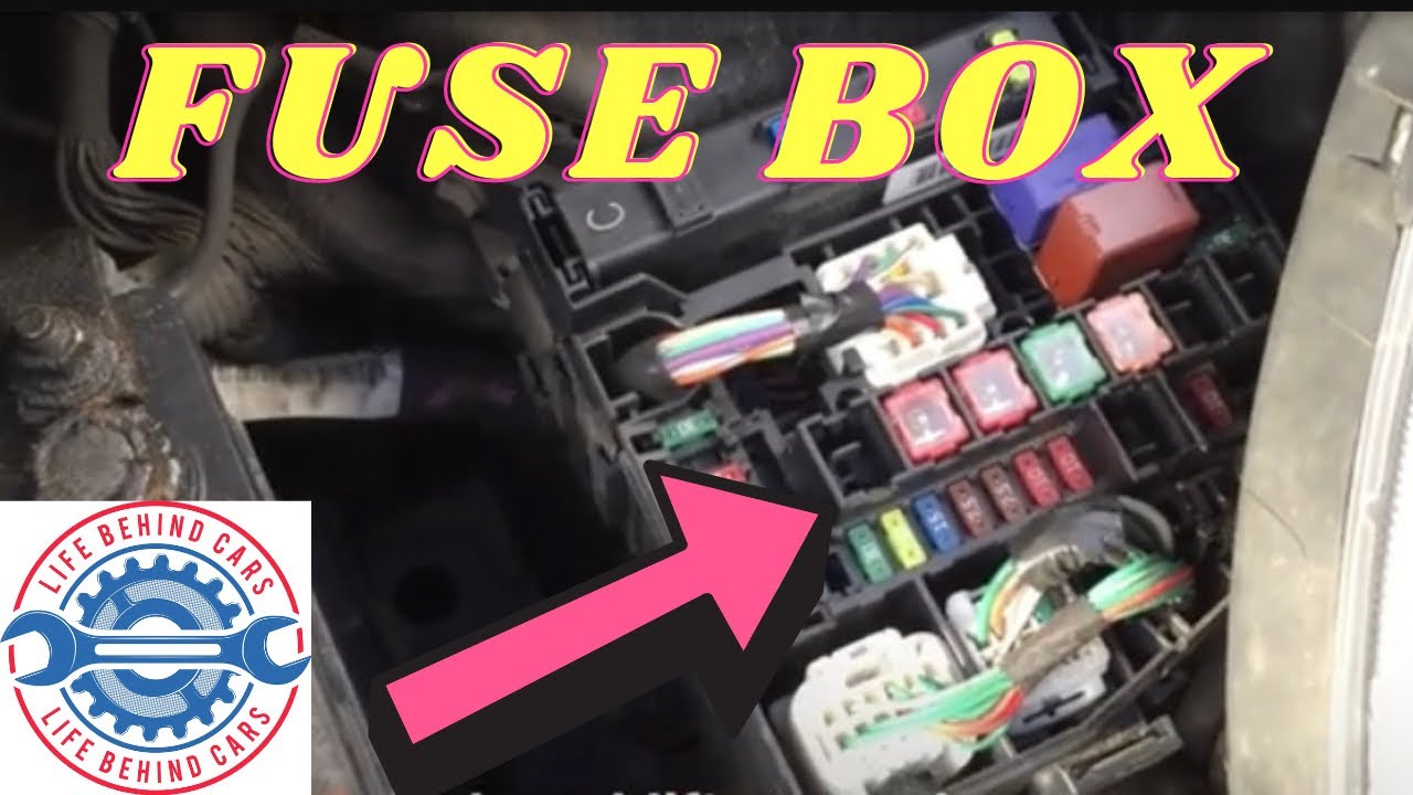 Toyota Yaris Fuse Box Location YouTube
