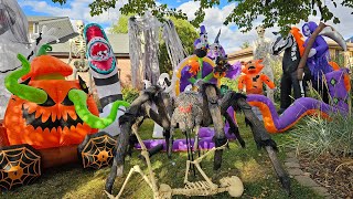 Our New Updated 2023 Halloween Yard Display
