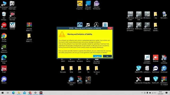 Installation DTS Monaco 9.02 Mercedes-Benz. READY TO WORK!!
