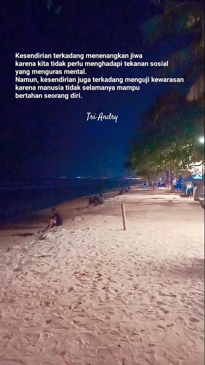 Kata-kata mutiara #Kesendirian