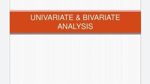 Univariate vs Bivariate Analysis: Explained with Examples!