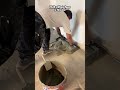 TILED a Whole Room in Minutes! 🤯 Pro Mortar Spreader Tool for Large Format Tiles#shortsfeed