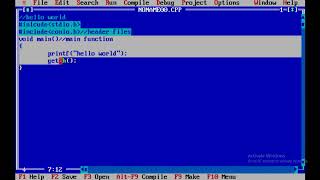 C Programming Tutorial #2 First C program 'Hello world' example