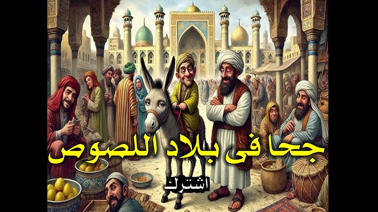 نكت و نوادر جحا مع اللصوص و المحتالين * جحا فى بلاد اللصوص