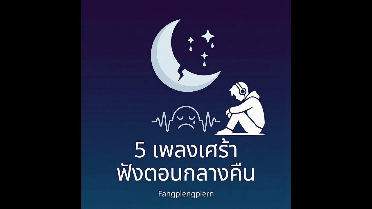 5 เพลงเศร้า ฟังตอนกลางคืน | เพลงอกหัก ฮีลใจ เหงาๆ | ฟังเพลงเพลิน