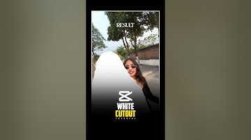 How I Create White Cutout Transition in Capcut Tutorial 🤯🔥 #edit #capcut #tutorial
