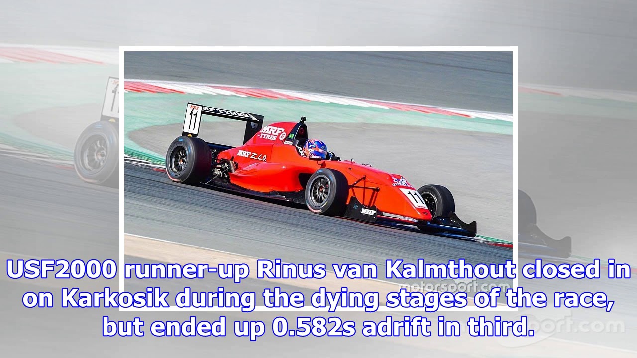 Dubai mrf: drugovich eases to race 1 win