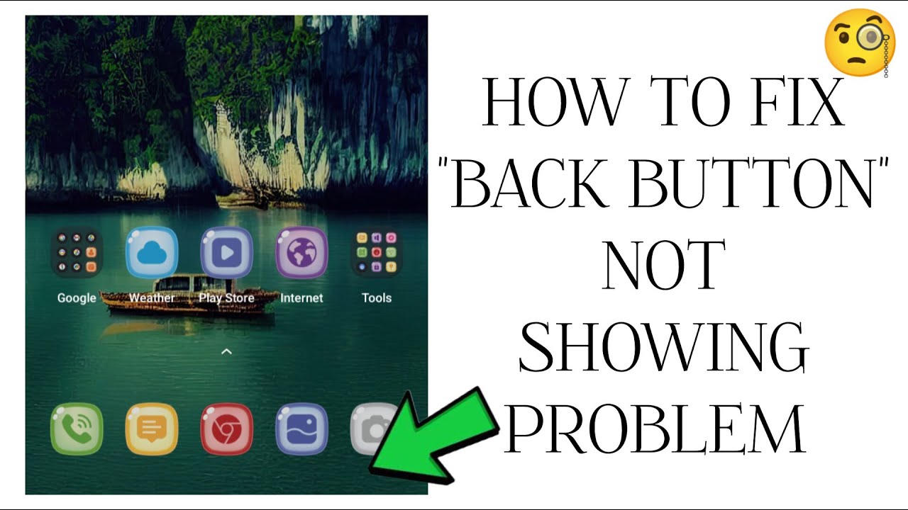 How To Fix "Back Button Not Showing" Problem|| Tech Issues Solutions ...