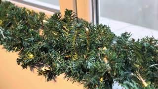 Ghirlande Luminoase Cu Brad Artificial 5M Și 100 Leduri, Lumină Caldă, Conectabilă 50M Gba05