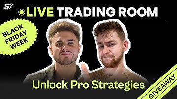 Live Trading & Giveaways | XAU, EUR/USD, NASDAQ (Black Week Special)