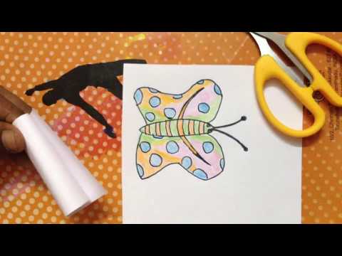 Hand Made Finger Toy | CRAFT | Butterfly Drawing Finger Toy | Kids Project | School Project