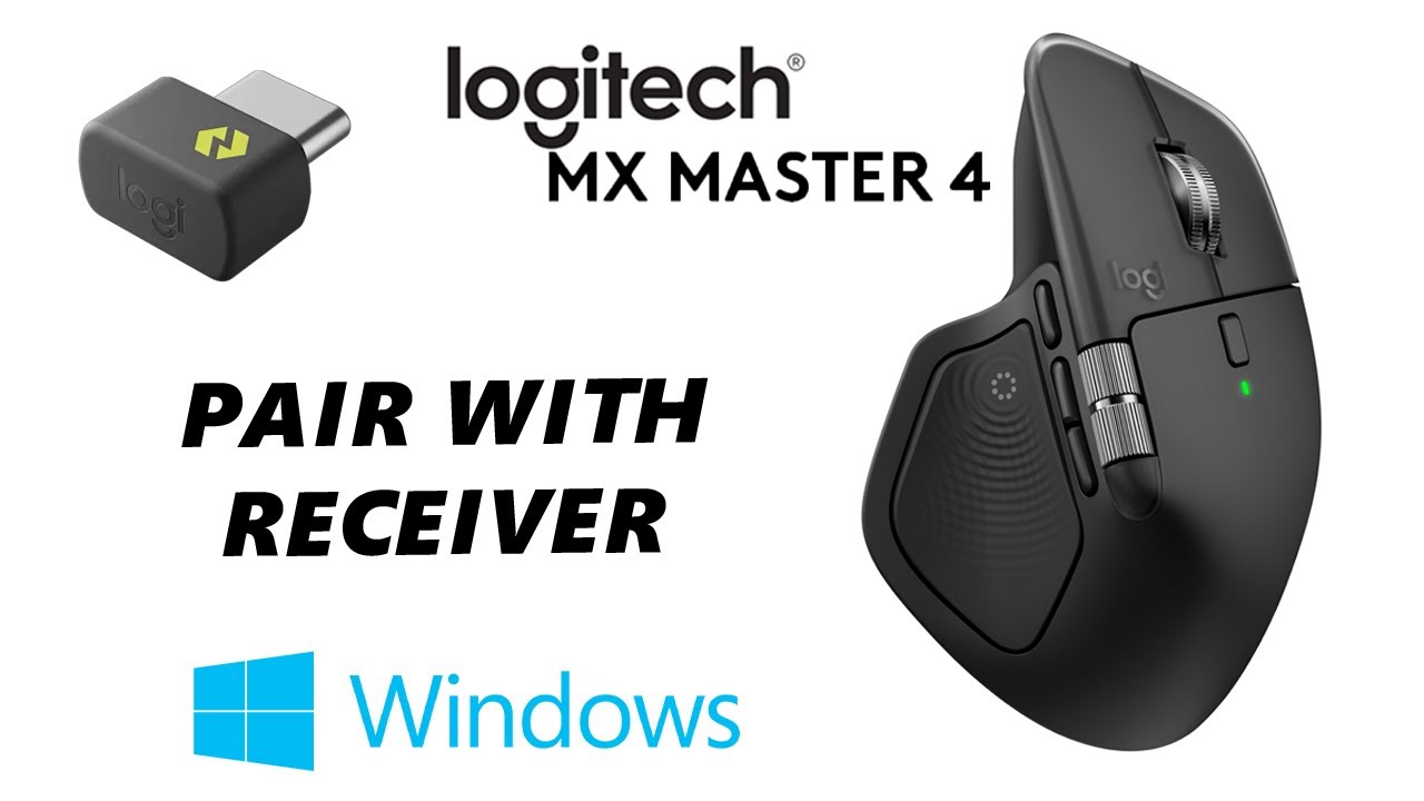 Logitech MX Master 4: как подключиться к ПК/ноутбуку с Windows через ресивер