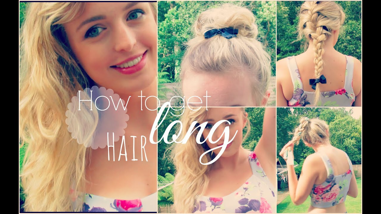 How to grow your hair long | Tips and tricks plus heatless hairstyles