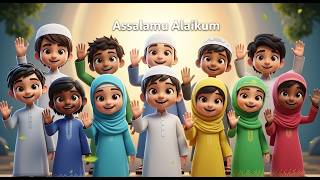 Assalamu Alaikum | Islamic Kids Greeting Song | Beautiful Peaceful Nasheed for Children