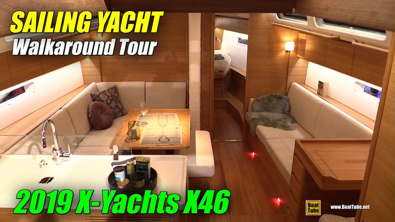 2019 X-Yachts X46 Sailing Yacht - Deck Interior Walkaround - 2019 Boot Dusseldorf