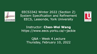 [HD] EECS2011 W22 - Q&A - Week 4 Lecture - February 10