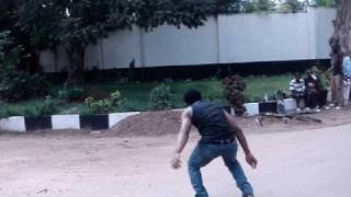 Bboy Marshall - ( Cork screw ) training.