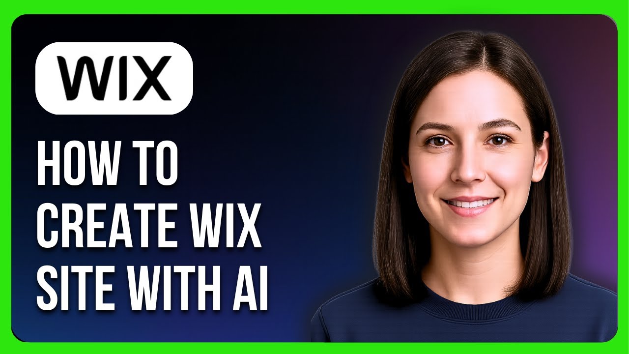 How to Create Wix Site with AI - YouTube