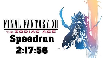 Final Fantasy XII: The Zodiac Age any% [WR] Speedrun in 2:17:56 [PS5]