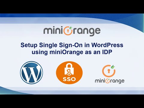 miniOrange Single Sign-On (SSO) Overview