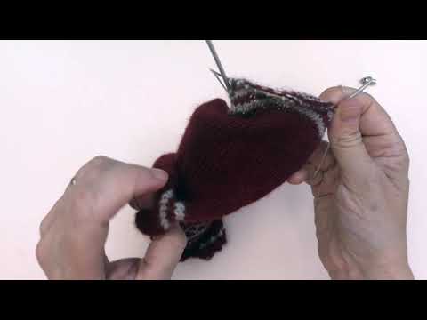 Easy Colourwork Socks - Decreasing for the Toes