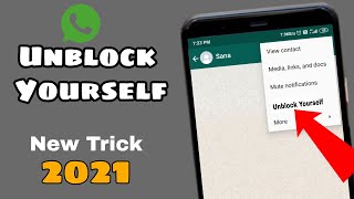 Whatsapp Par Block Unblock Kaise Kare | How to unblock yourself on whatsapp