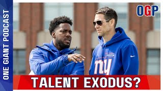 Mike Kaka and Brandon Brown - Could Giants see more staff exit in critical offseason?